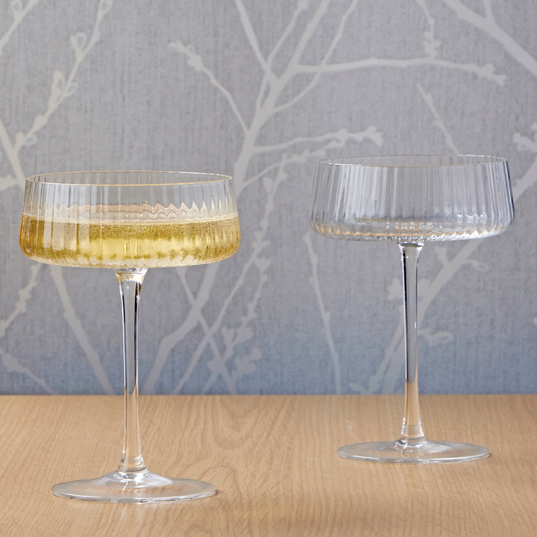 Empire Clear Champagne Coupe Glass
