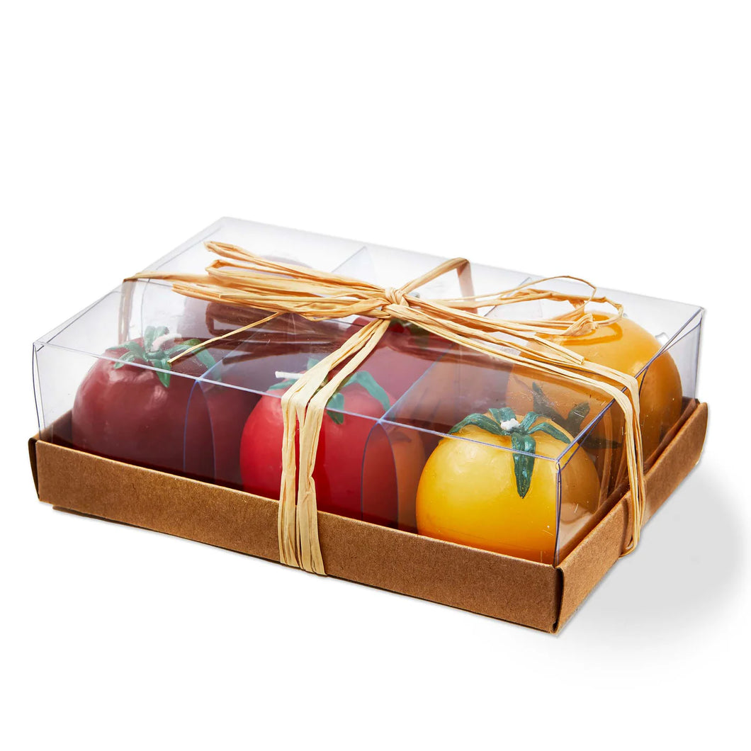 Heirloom Tomato Candles Set Of 6