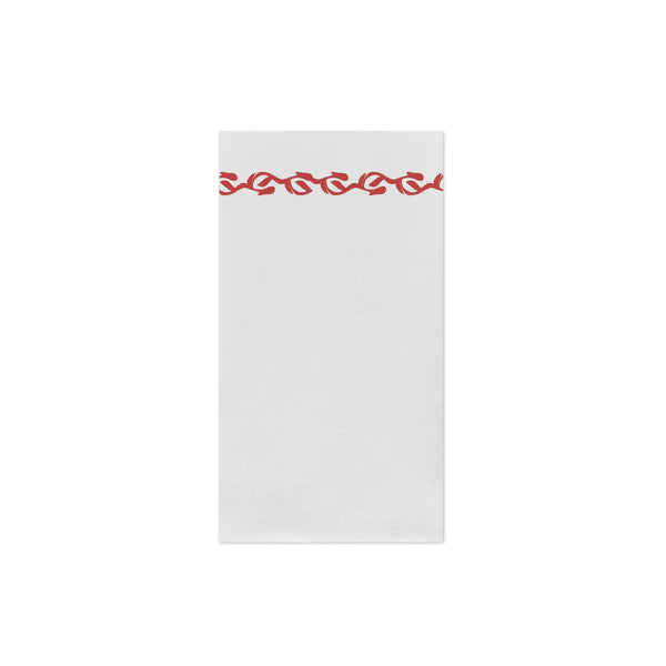 Florentine Red Guest Towel/50