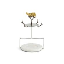 Butterfly Ginkgo Demitasse Set & Stand