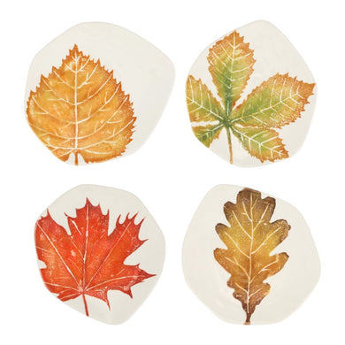 Autunno Assorted Salad Plates - Set/4