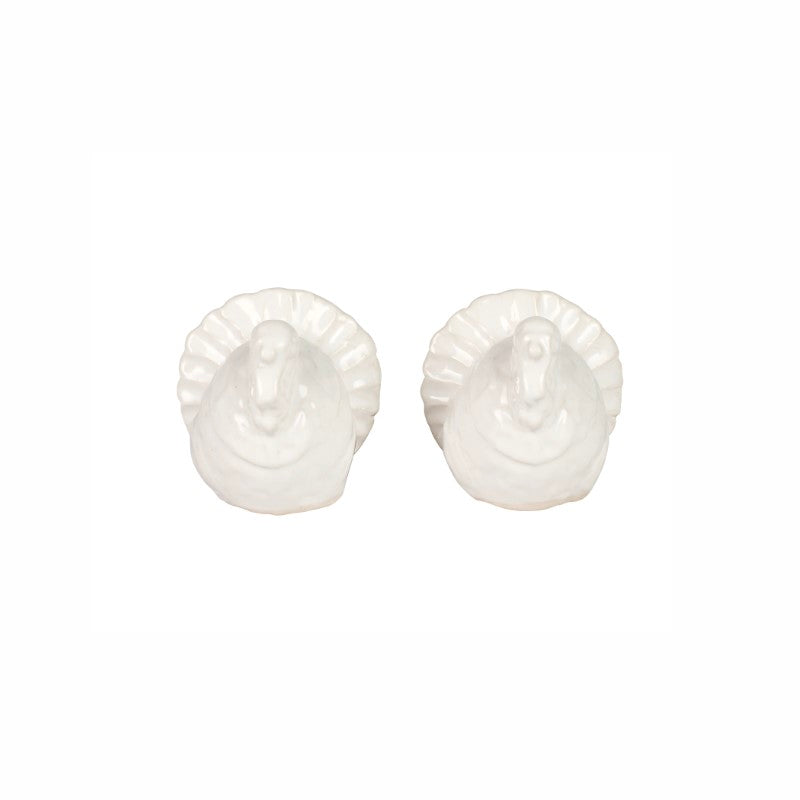 Pietra Tacchino Figural Salt and Pepper