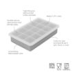 Perfect Ice CubeW/Lid-Oyster Gray