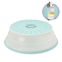 Collapsible Microwave Food Cover Large Blue Haze