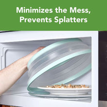 Collapsible Microwave Food Cover Large Blue Haze