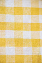 Yellow Ruffle Gingham Runner