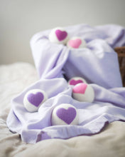 Lovely Day Eco Wool Dryer Balls (HEARTS): PACKAGE FREE