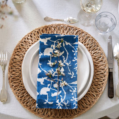 Blue Sanctuary Printed Napkins