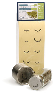 Round Clear Spice Labels