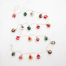 Garland - Embroidered Christmas Balls - Christmas Decor