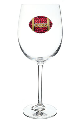 Football Stemmed-Red and Gold