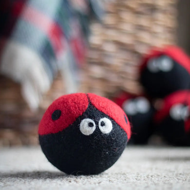Ladybug Dryer Balls