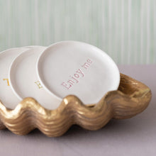 Appetizer Dish with Sayings