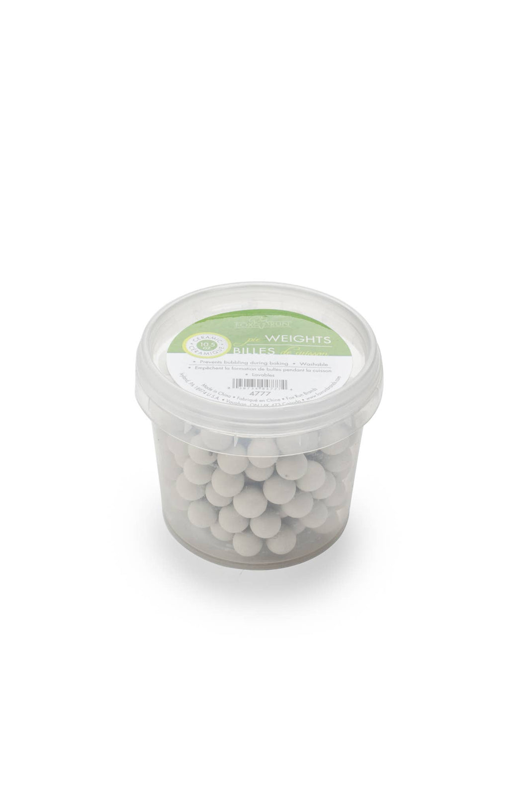 Ceramic Pie Weights, Storage Container 10.5-Ounce