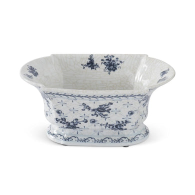 Blue & White Floral Bowl