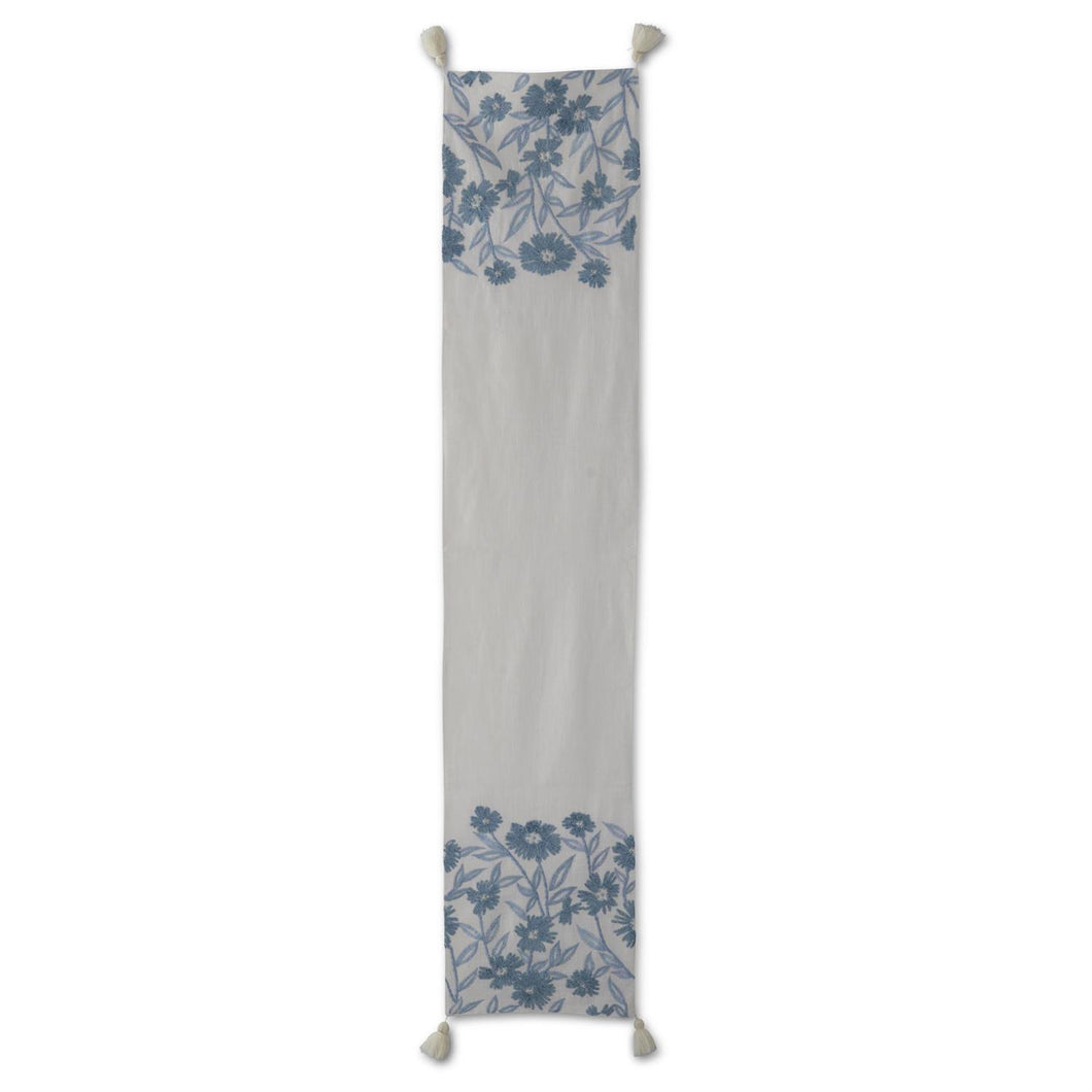 Blue Floral Runner-72