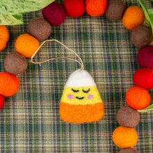 Ron the Candy Corn Eco Wool Ornament