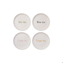 Appetizer Dish with Sayings