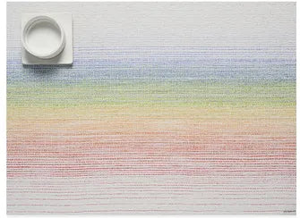 Ombré Rainbow Rectangle Placemat