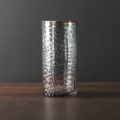 Croc Highball with Gold Rim