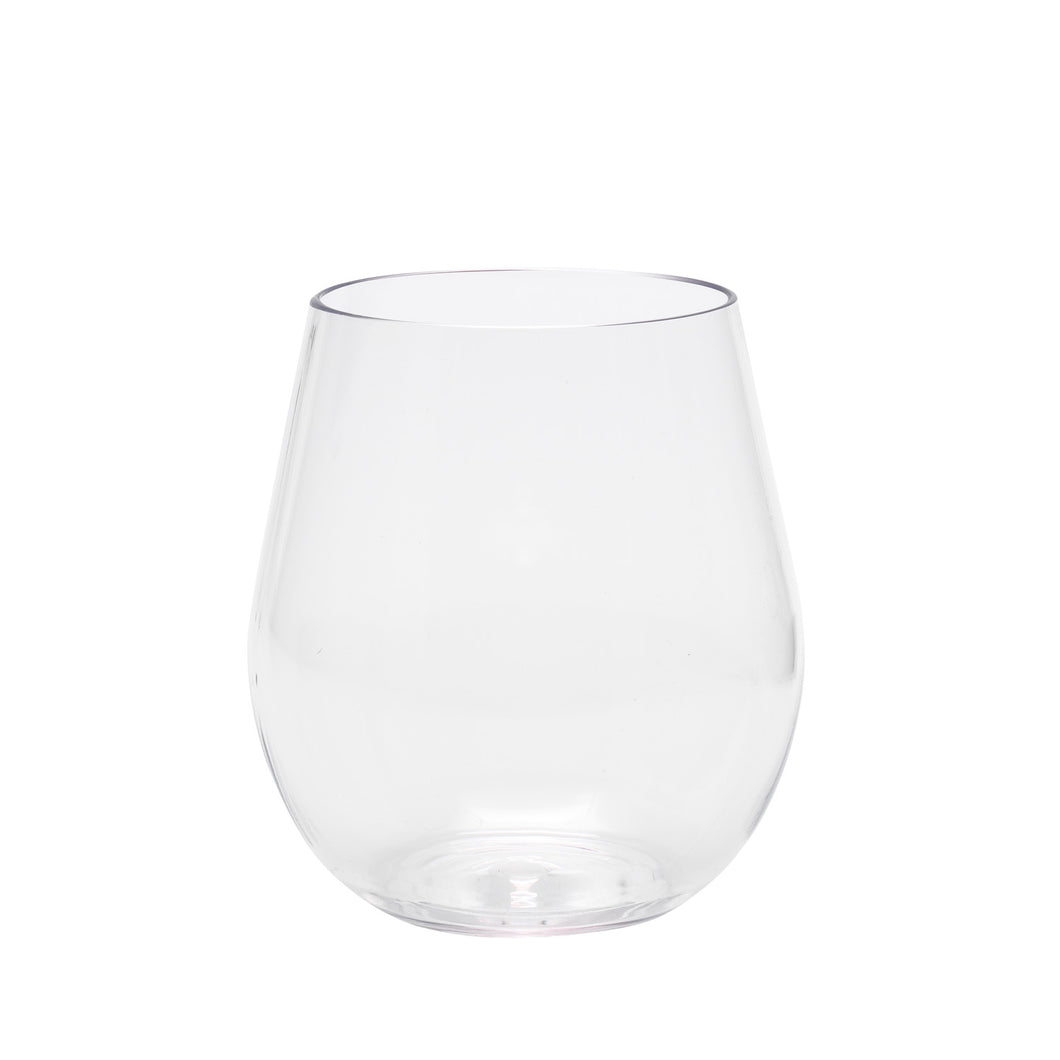 Tritan Wine 22 oz. Stemless Wine Clear