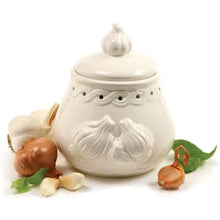 Stoneware Garlic Keeper