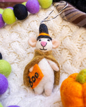 Gandalf The Wizard Mouse Holiday Eco Wool Ornament