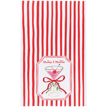 Mistletoe & Martinis Christmas Dishtowel