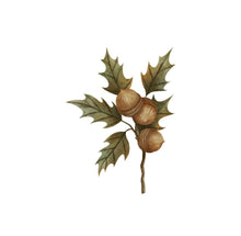 Acorn Cluster Cocktail Napkin - Fall / Thanksgiving