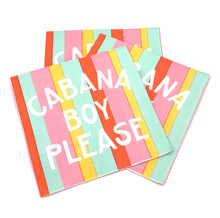Party Cocktail Funny Napkins | Cabana Boy Please -