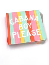 Party Cocktail Funny Napkins | Cabana Boy Please -