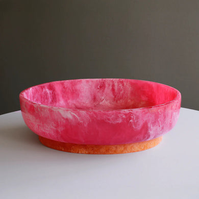 RESIN Rio Large Oval Bowl with Base