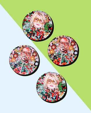 Best Buds Coaster Set of 4