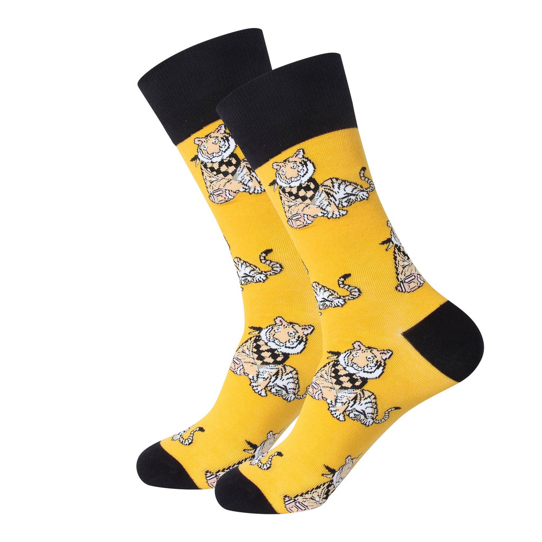 Gold Tiger Socks
