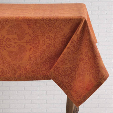 Jacquard Peacock Tablecloth