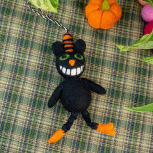 Chaz The Cheshire Cat Fall Eco Wool Ornament (Black)