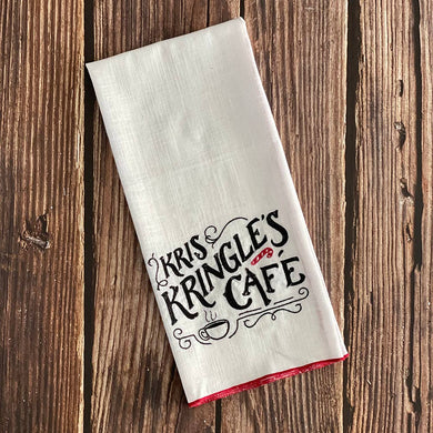 Kris Kringles Cafe Embd. Kitchen Towel