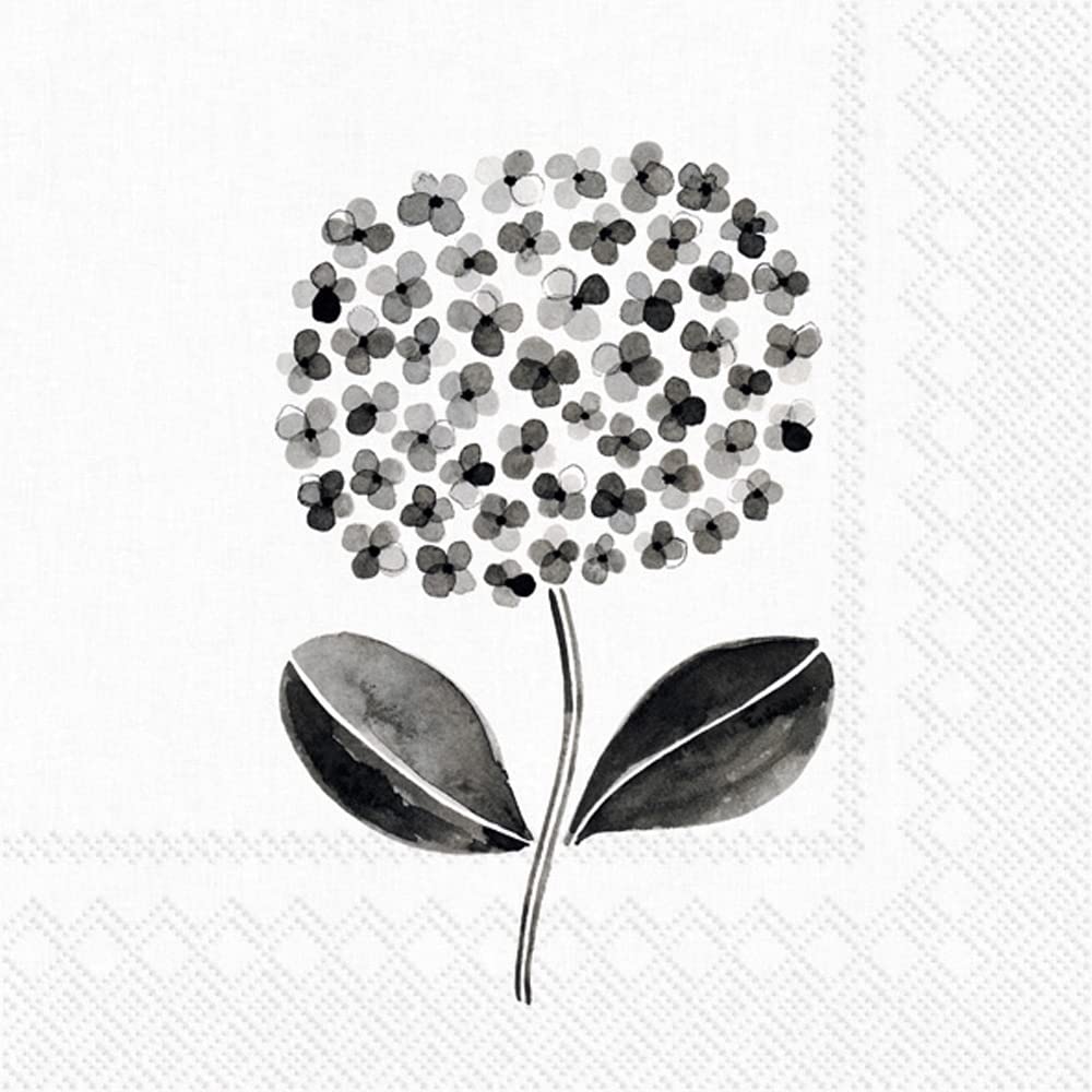 Blk & Wht Flower Cocktail