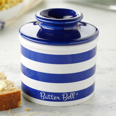Butter Bell-Blue & White Stripe