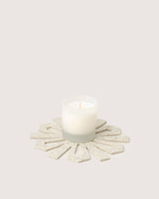 Merino Wool Snowflake Trivet - Heather White