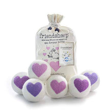 Lovely Day Eco Wool Dryer Balls (HEARTS): PACKAGE FREE