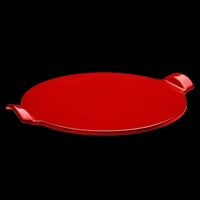 Round Pizza Stone-Burgundy