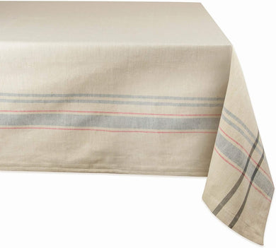 French Stripe Tablecloth 60x104
