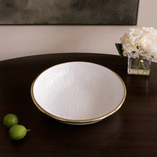 THANNI Bahamas Large Bowl (White and Gold)