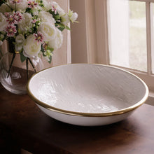 THANNI Bahamas Large Bowl (White and Gold)