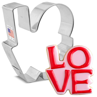 LOVE Word Cookie Cutter