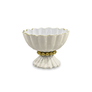 ENCANTO Vienna Mini Pedestal with Spoon -Cream
