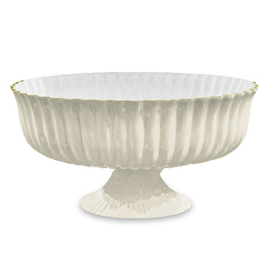 ENCANTO Vienna Large Centerpiece/Punchbowl -Cream