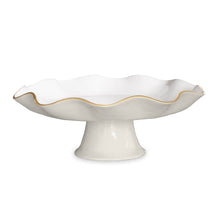ENCANTO Carola Pedestal Cake Plate -Dove