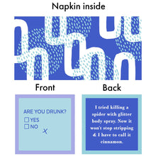 NAPKIN You know you're getting old  Cocktail Napkin